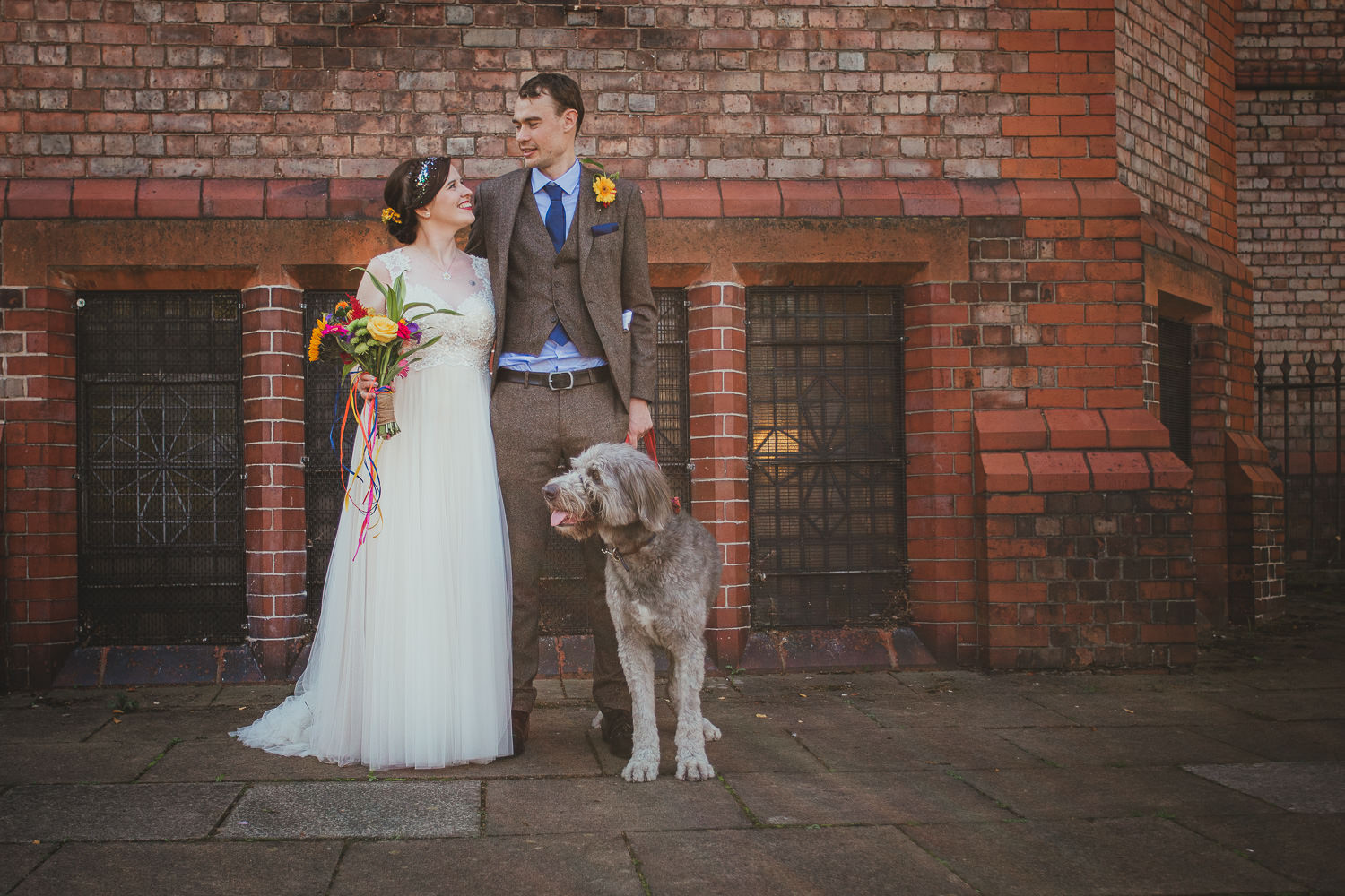 wedding photos with dogs