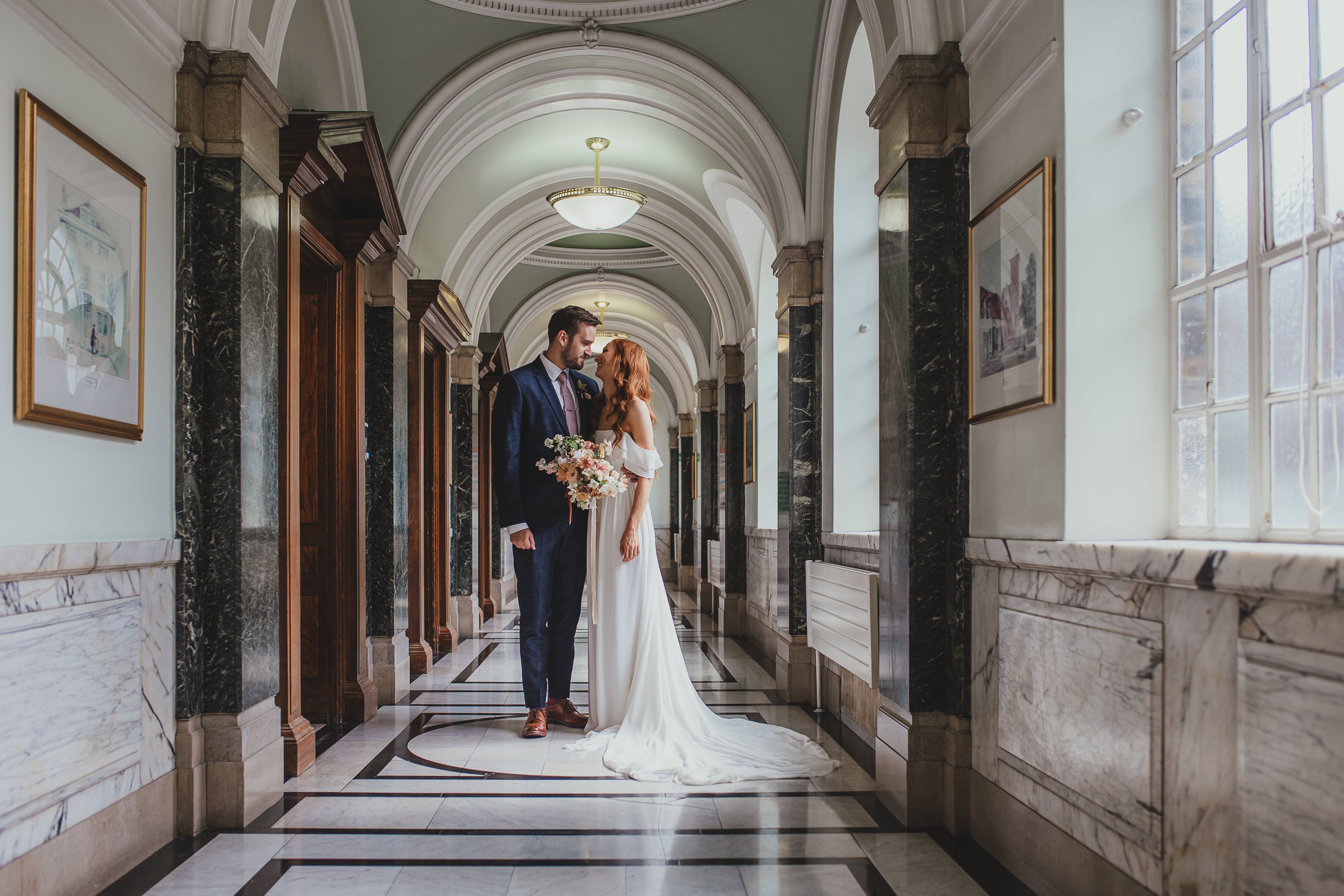 Islington Town Hall and The Depot N7 Relaxed London Wedding
