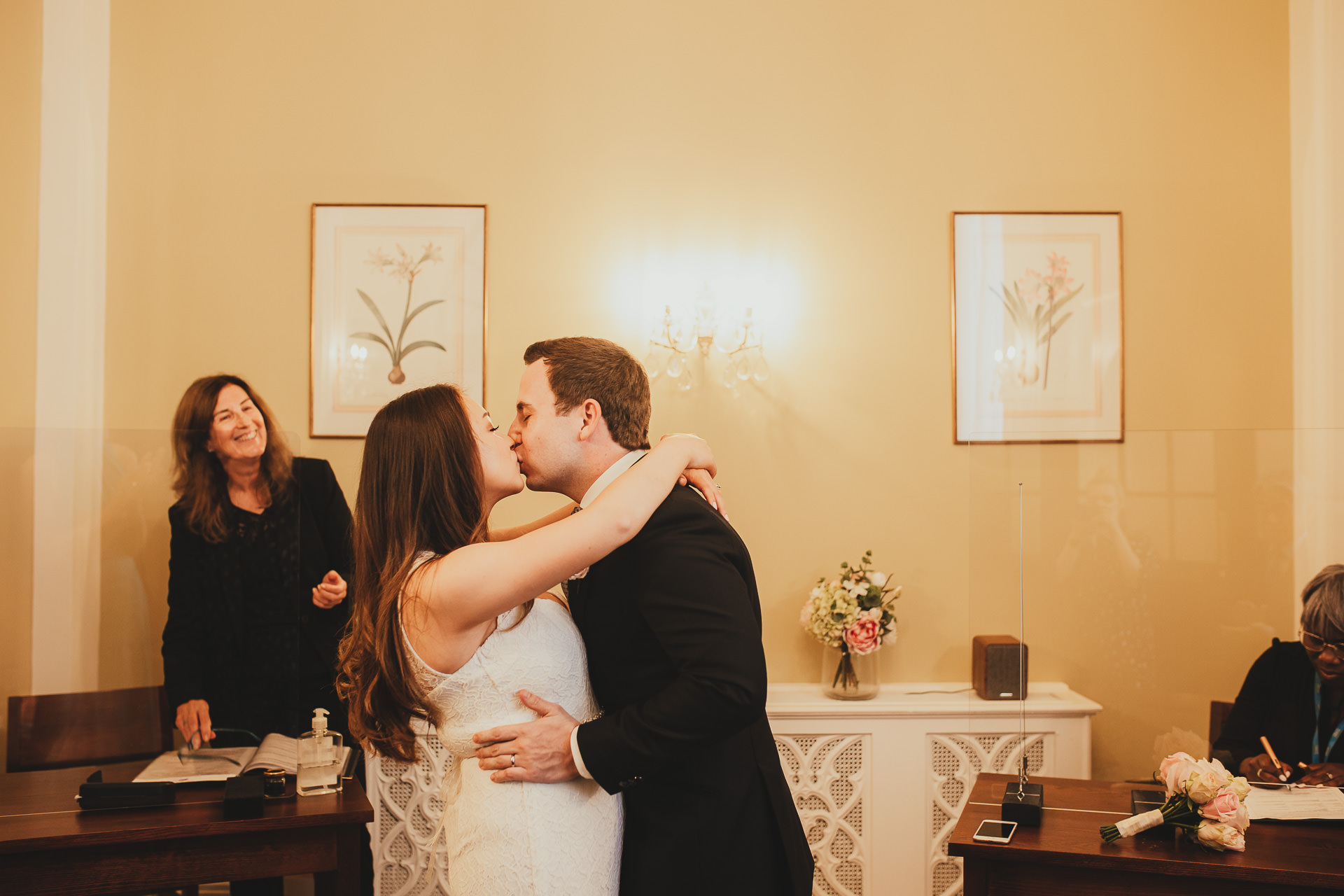 London micro wedding at Old Chelsea Town Hall