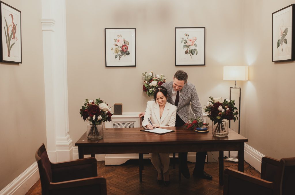 Chelsea Old Town Hall wedding venue, London wedding photographer