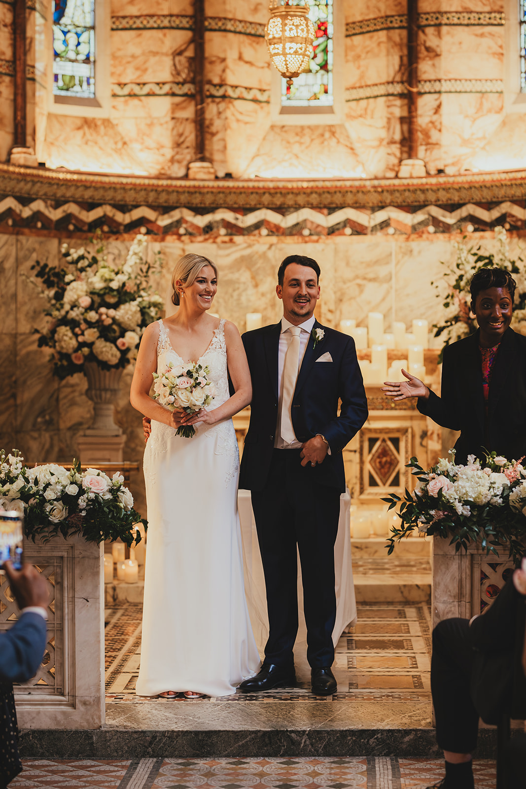 Fitzrovia Chapel, Fitzrovia Chapel wedding, Fitzrovia chapel wedding ceremony, London wedding, London wedding photos, London wedding photographer, The Langham London, The Langham wedding reception, The Langham wedding