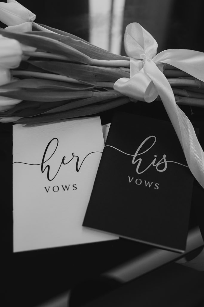 Wedding drinks and candlelit bar details, London elopement celebration