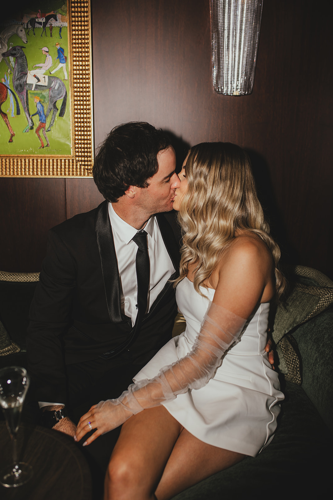 Modern London wedding elopement, Elopement in London, Kensington wedding, Modern London couple married