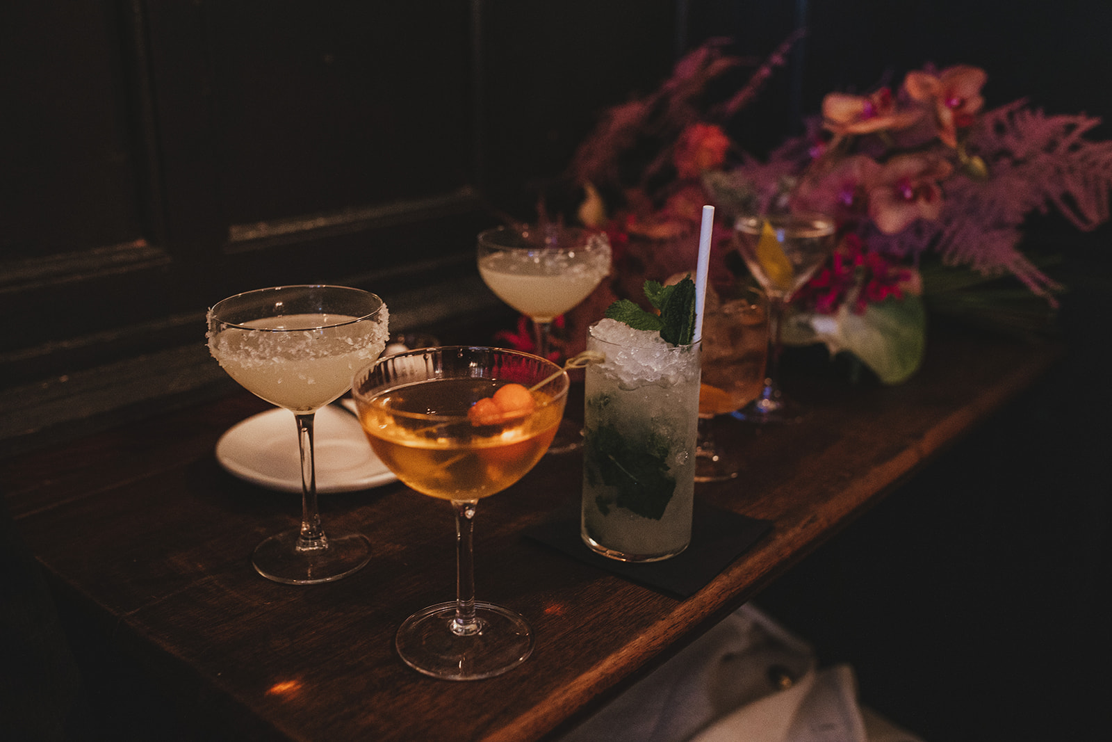 Wedding dinner at Hawksmoor Spitalfields restaurant