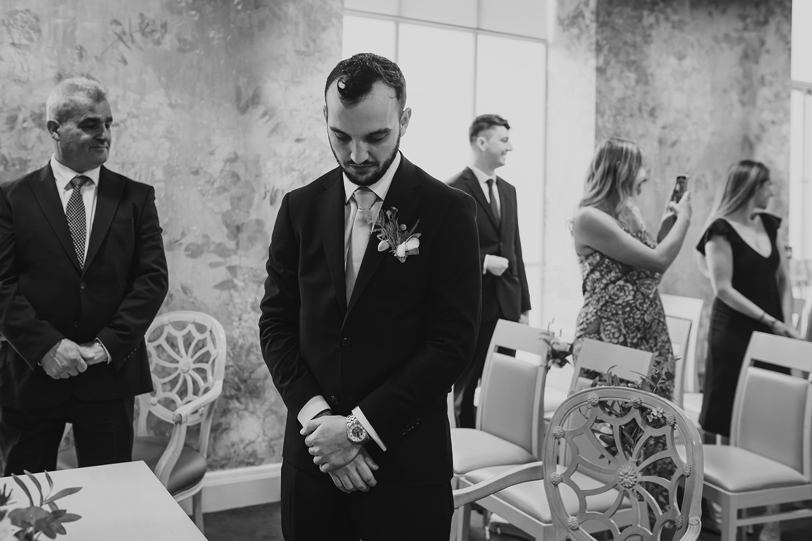Lambeth Town Hall wedding ceremony in the Olive Morris Suite
