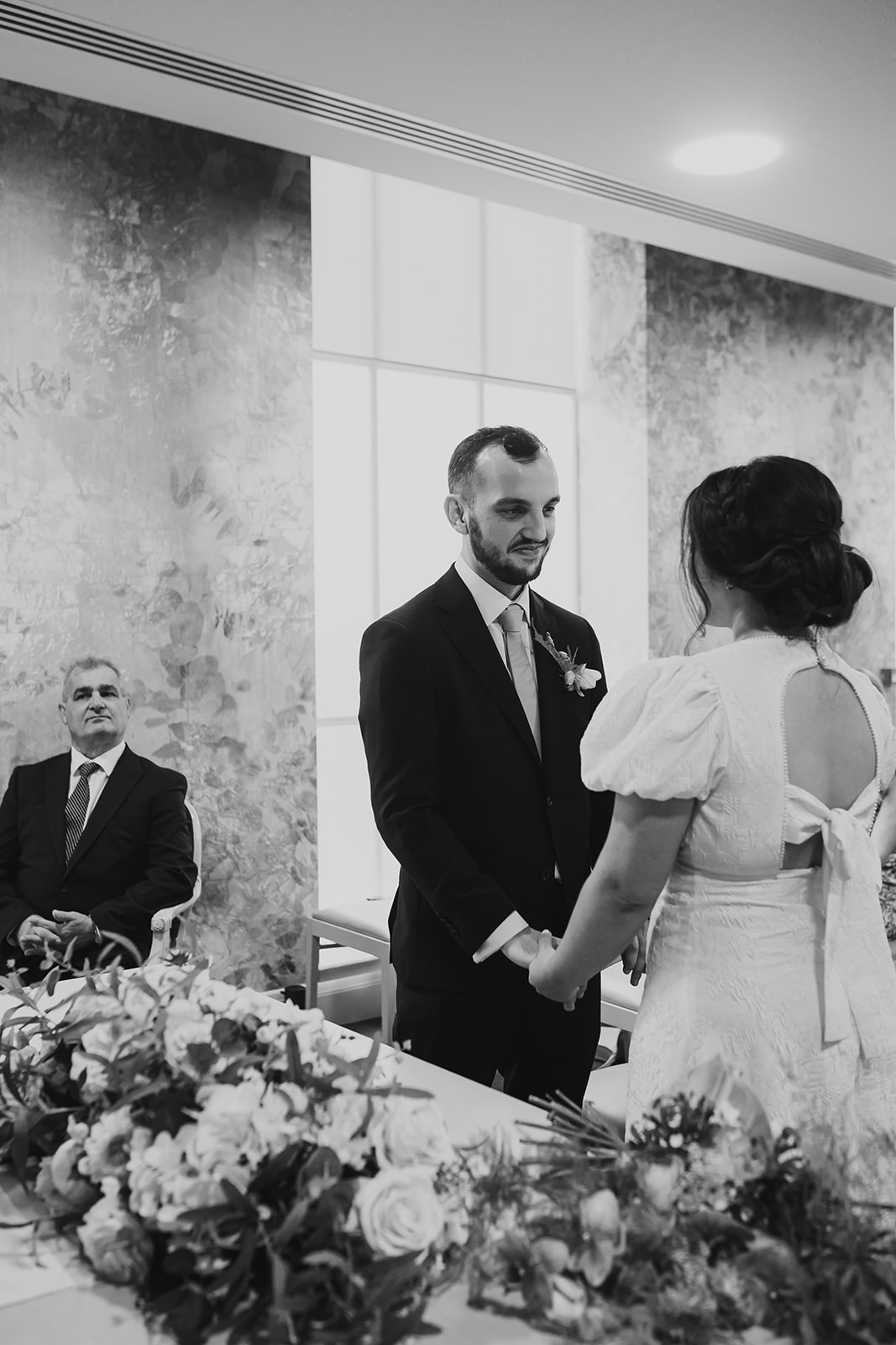 Lambeth Town Hall wedding ceremony in the Olive Morris Suite