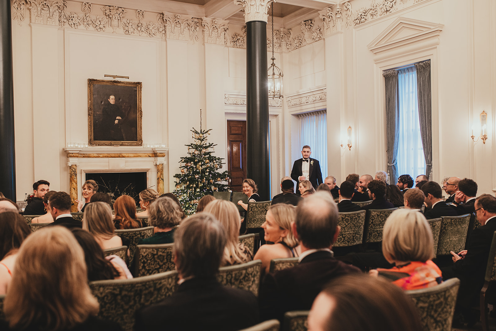 London wedding photographer capturing ceremony at The Ned