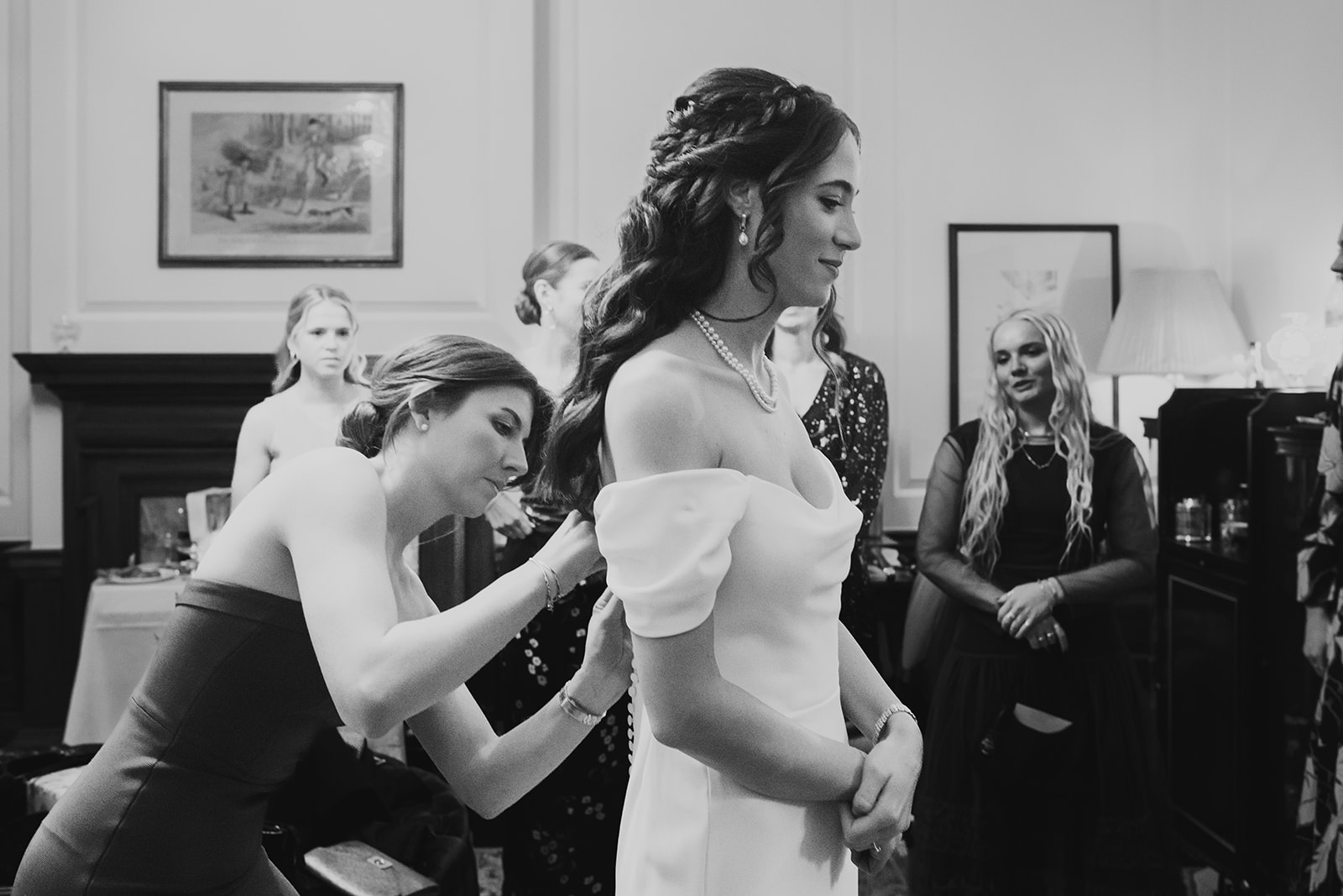 Elegant winter wedding ceremony at The Ned London