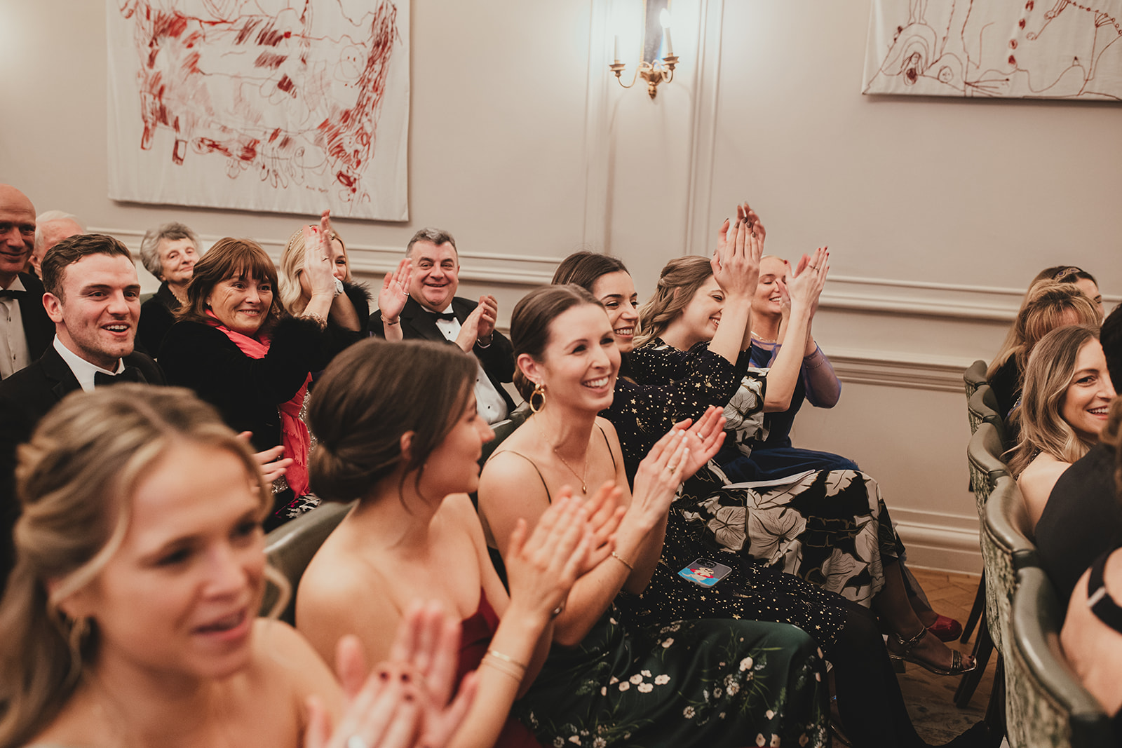 Elegant winter wedding ceremony at The Ned London