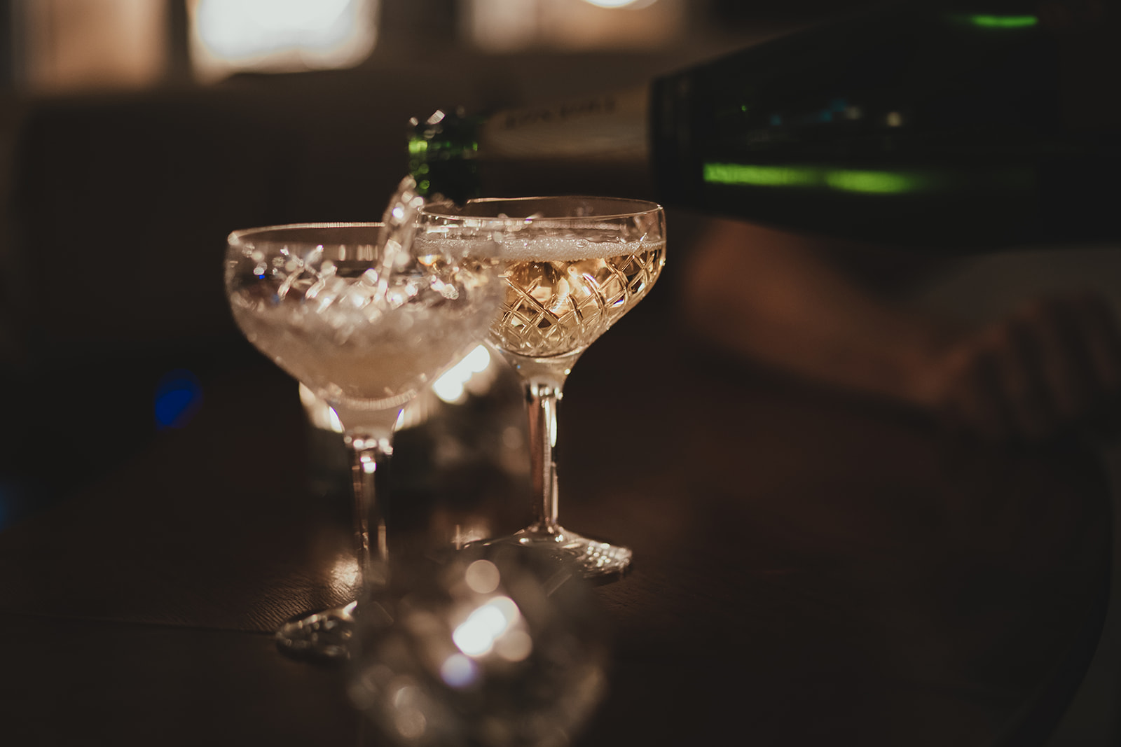 Intimate Christmas wedding reception at The Ned