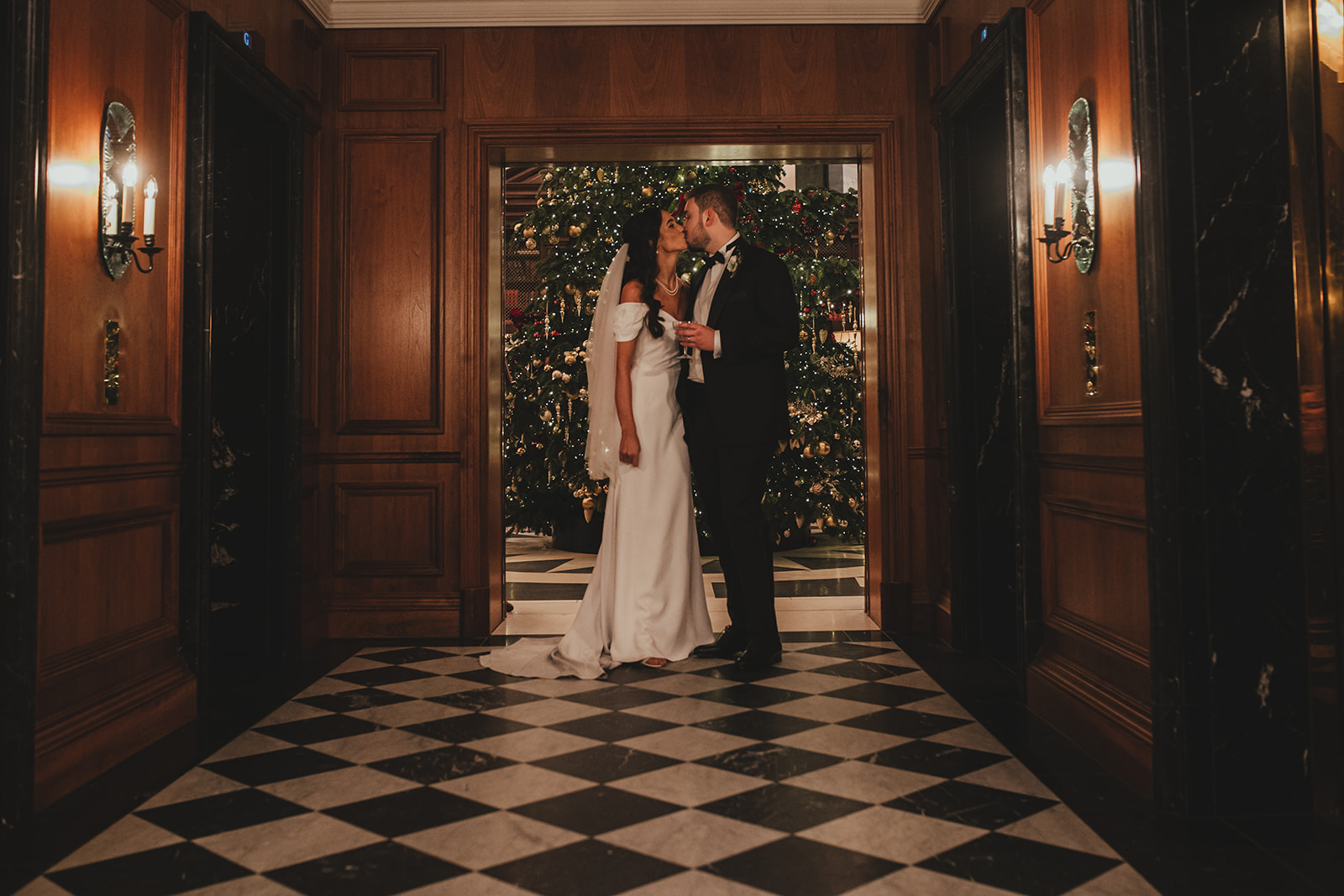 Modern London wedding photography at The Ned